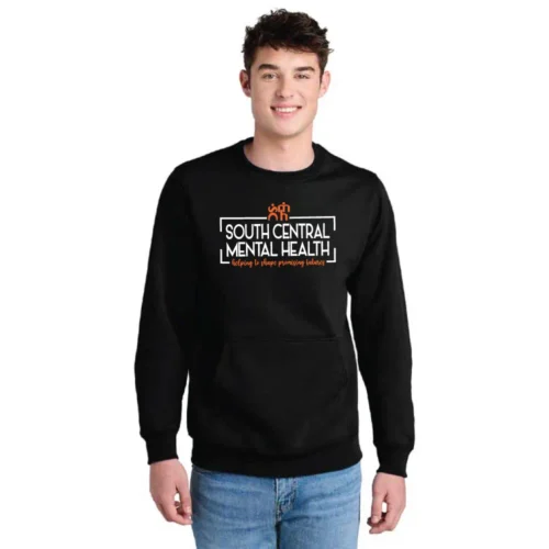Port & Co™ Core Fleece Crewneck Pocket Sweatshirt