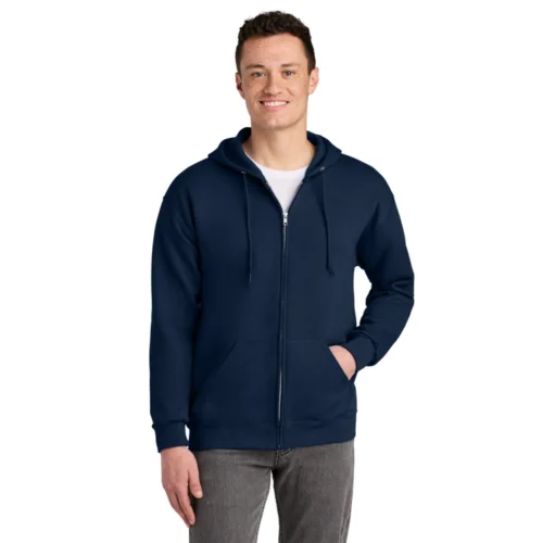 993M - Jerzees® NuBlend® Full-Zip Hooded Sweatshirt