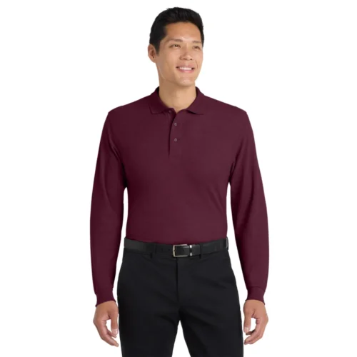 K500LS - Port Authority® Silk Touch™ Long Sleeve Polo
