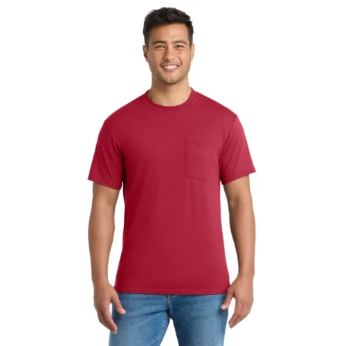 PC55P - Port & Co™ Core Blend Pocket Tee