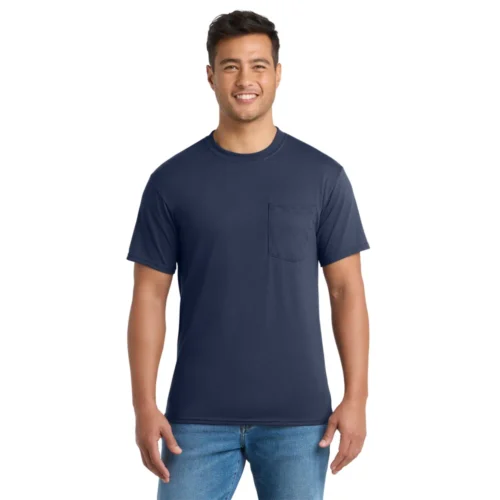 PC55PT - Port & Co™ Tall Core Blend Pocket Tee